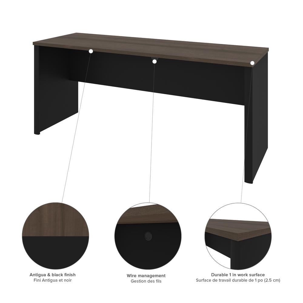 72W L-Shaped Desk with Hutch and Lateral File Cabinet