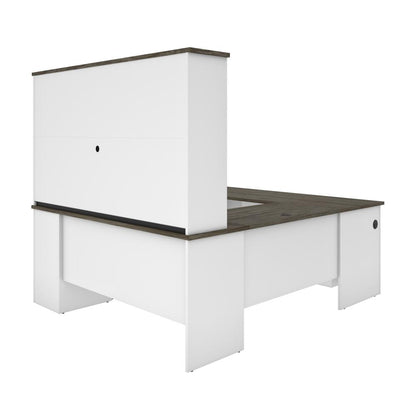 U or L-Shaped Executive Desk with Hutch