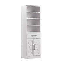 Key West Farmhouse Closet System with Drawer; Doors, 25W x 19D