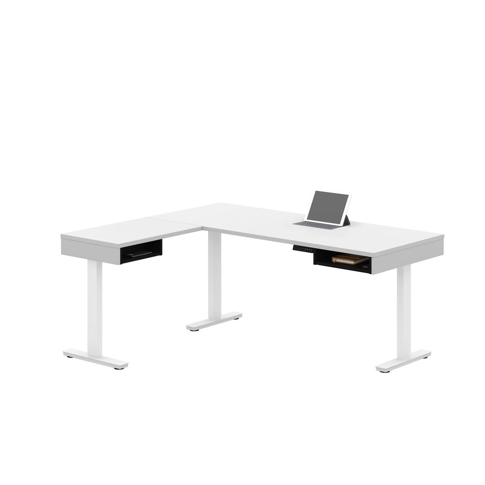 72W L-Shaped Standing Desk