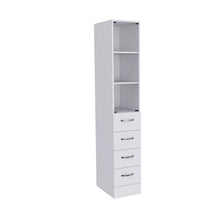 Vangard Linen Cabinet White MDF