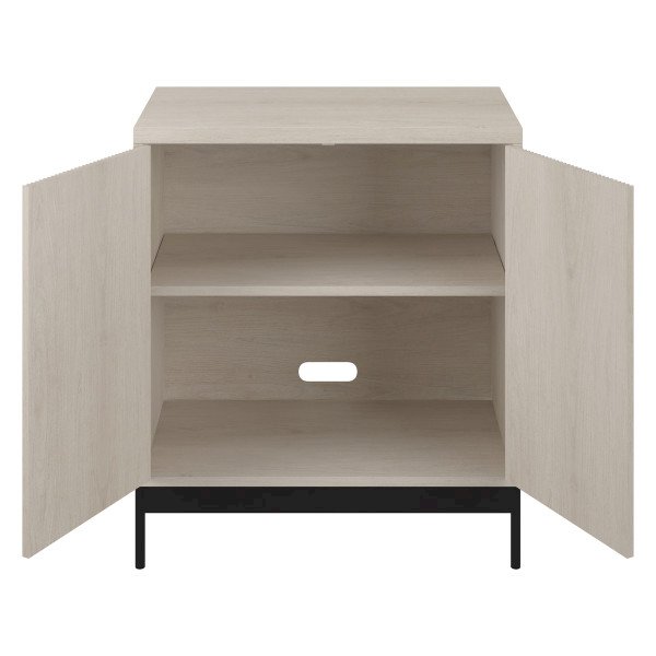 Whitman 28" Wide Rectangular Accent Cabinet in Alder White