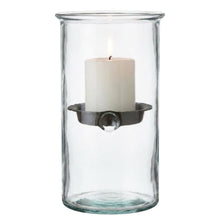 Mini Glass Candle Cylinders W Rustic Insert - Small