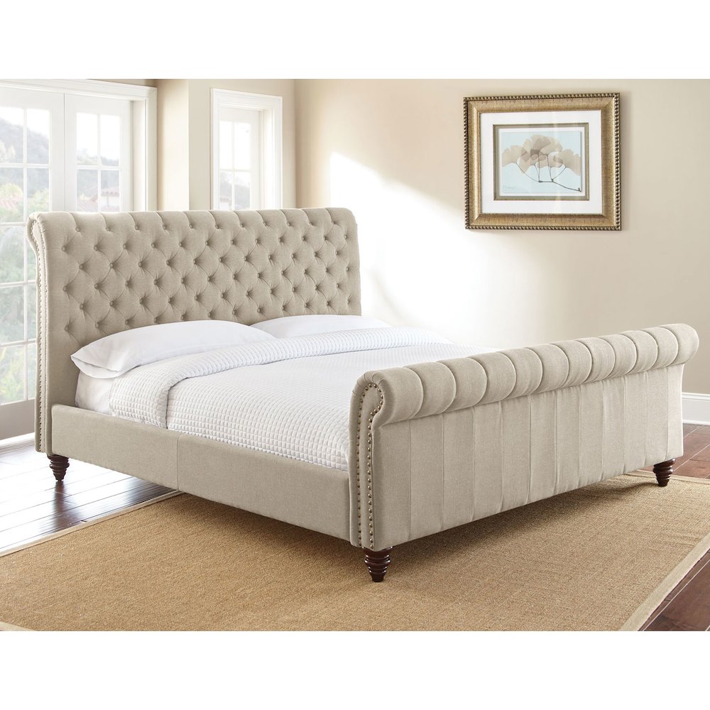 Swanson King Bed Sand
