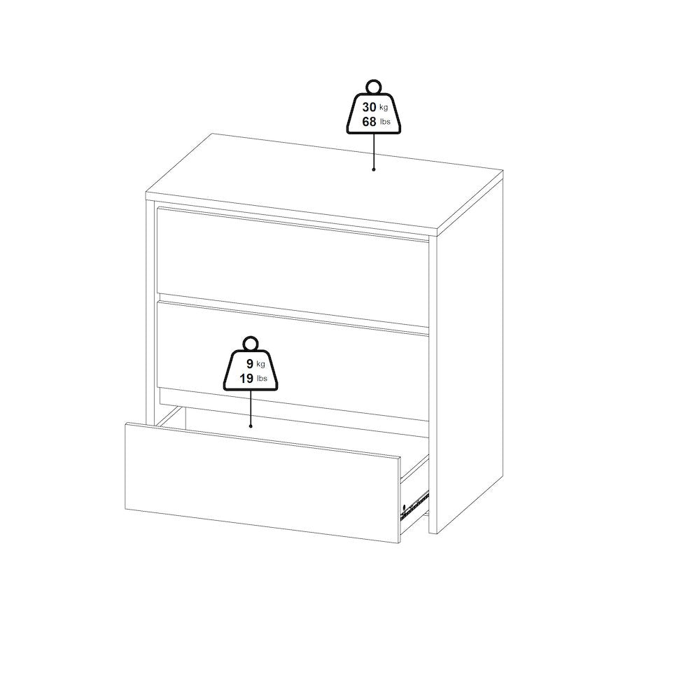Next 31-inch Wide 3-Drawer Chest, White