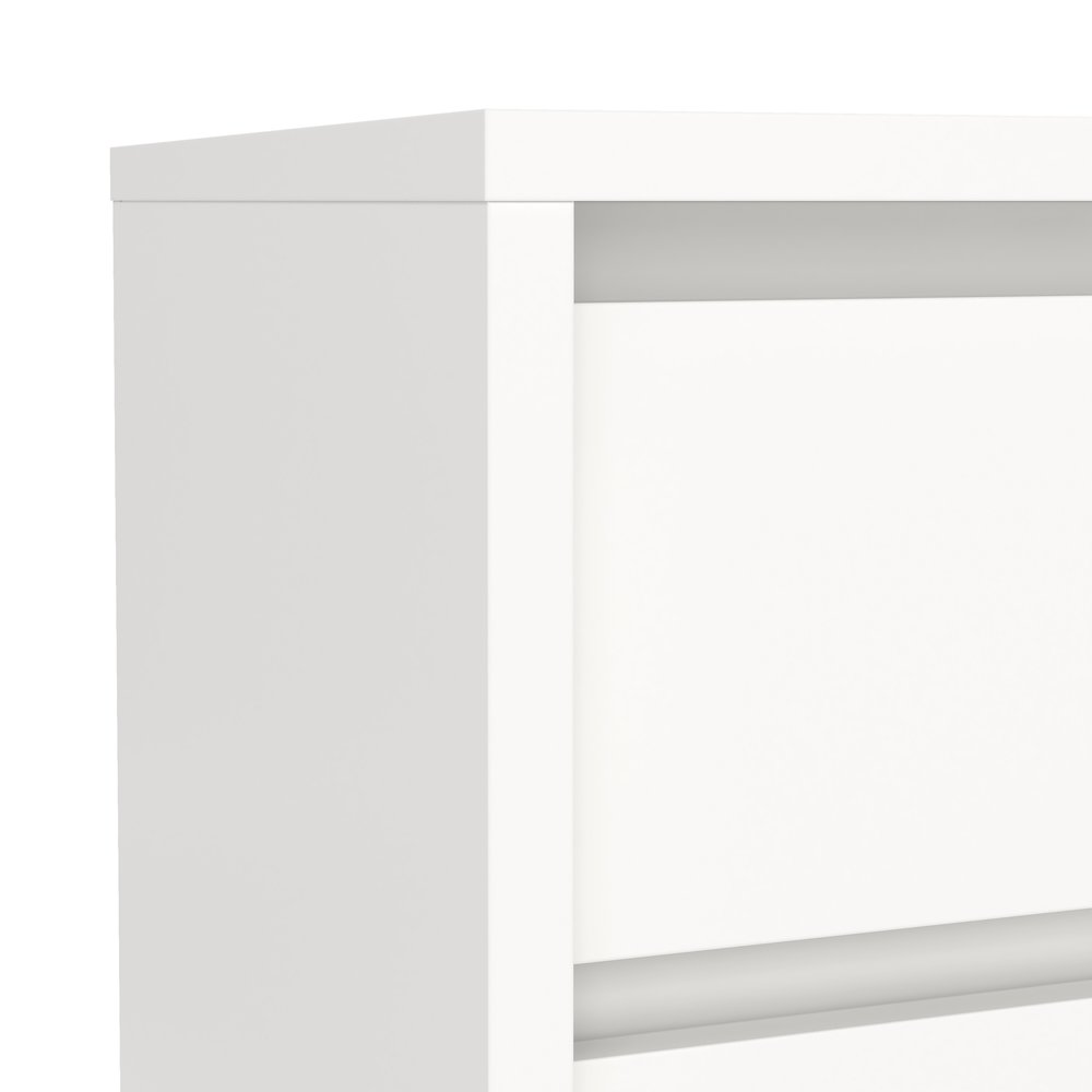 Next 17-Inch Tall 2-Drawer Nightstand End Table, White