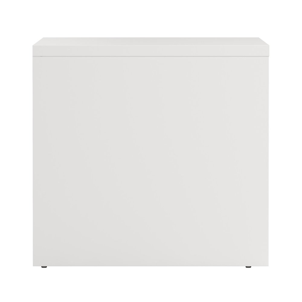 Next 17-Inch Tall 2-Drawer Nightstand End Table, White