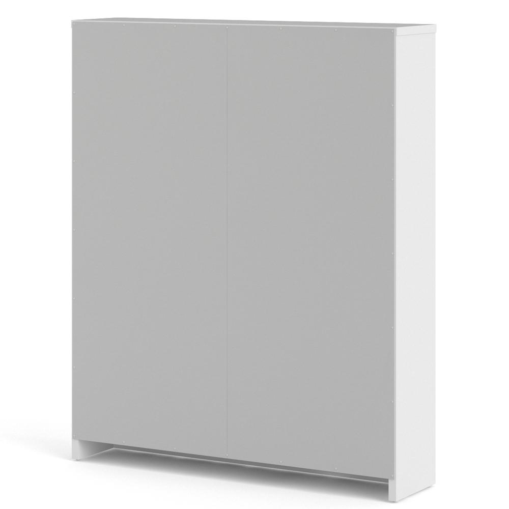 Bright 2 Drawer Shoe Cabinet, White