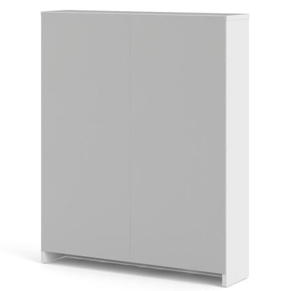 Bright 2 Drawer Shoe Cabinet, White