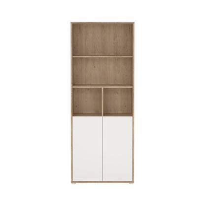 6 Shelf Boockase with 2 Doors, Home Office Storage