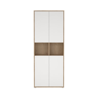 6 Shelf Boockase with 4 Doors, Home Office Storage