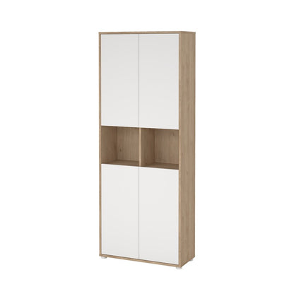 6 Shelf Boockase with 4 Doors, Home Office Storage