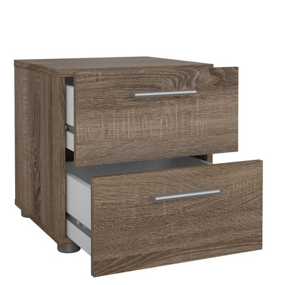 Stubbe 2 Drawer Nightstand, Truffle