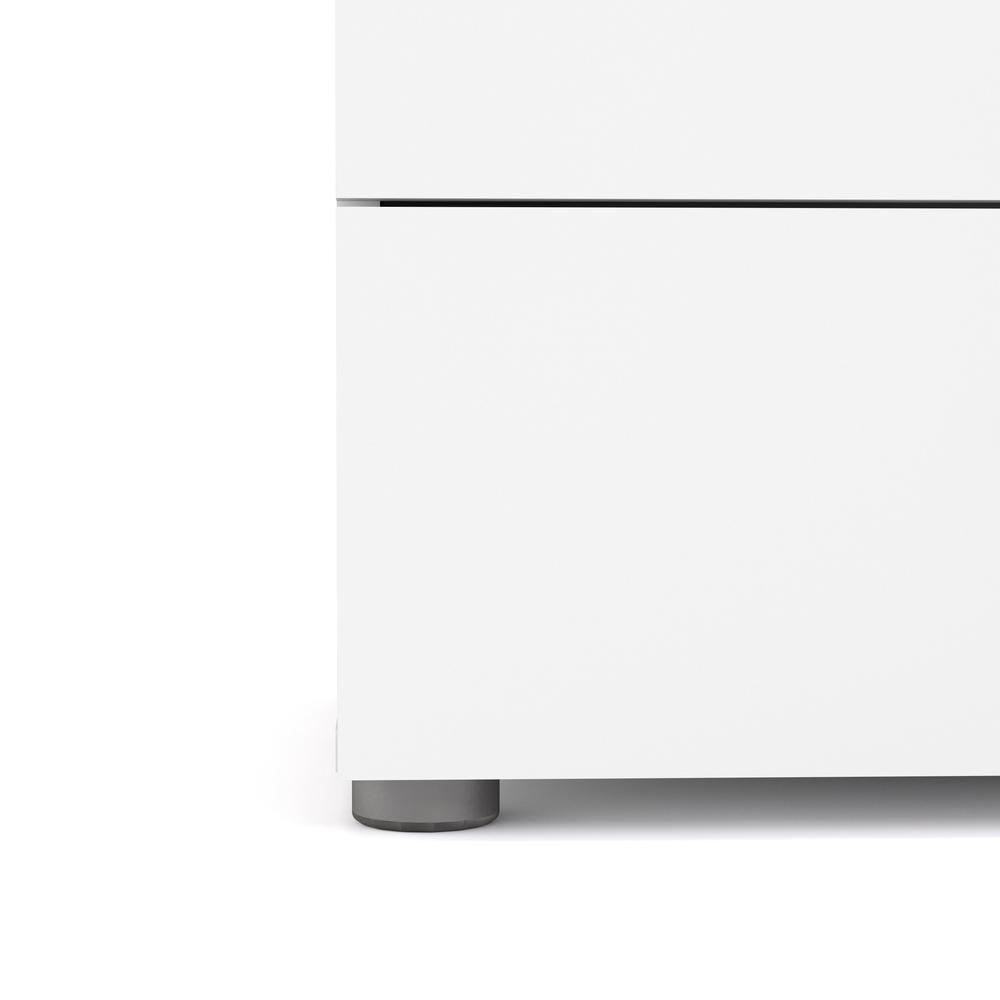 Austin 8 Drawer Double Dresser, White