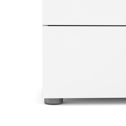 Austin 8 Drawer Double Dresser, White
