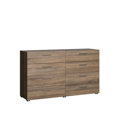 Austin 8 Drawer Double Dresser, Truffle Oak