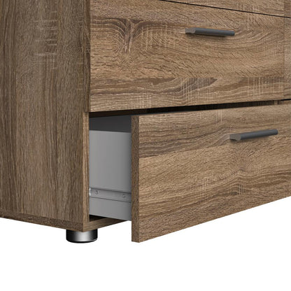 Austin 8 Drawer Double Dresser, Truffle Oak