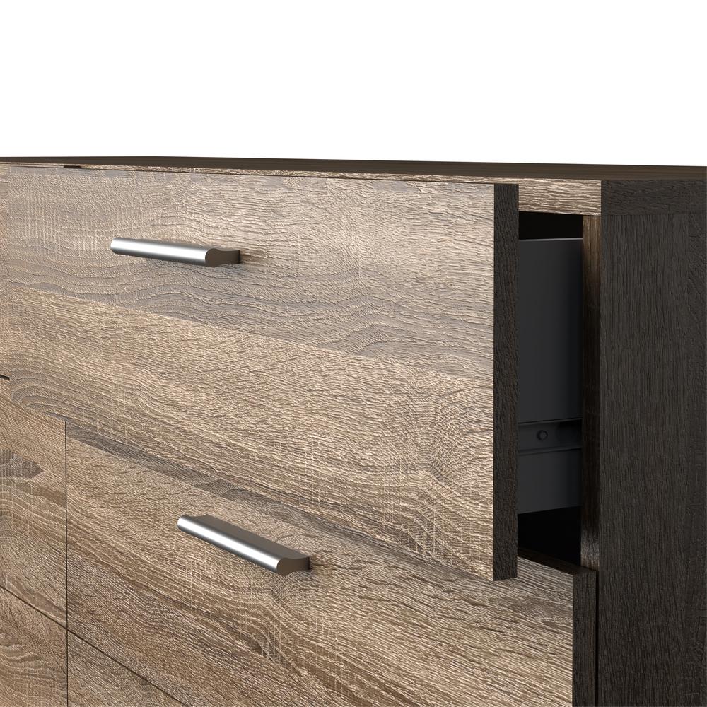 Austin 8 Drawer Double Dresser, Truffle Oak