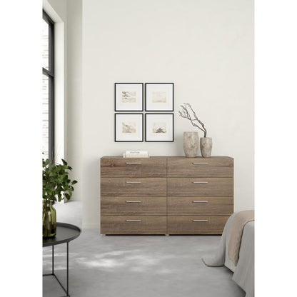 Austin 8 Drawer Double Dresser, Truffle Oak