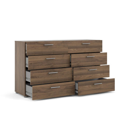 Austin 8 Drawer Double Dresser, Walnut