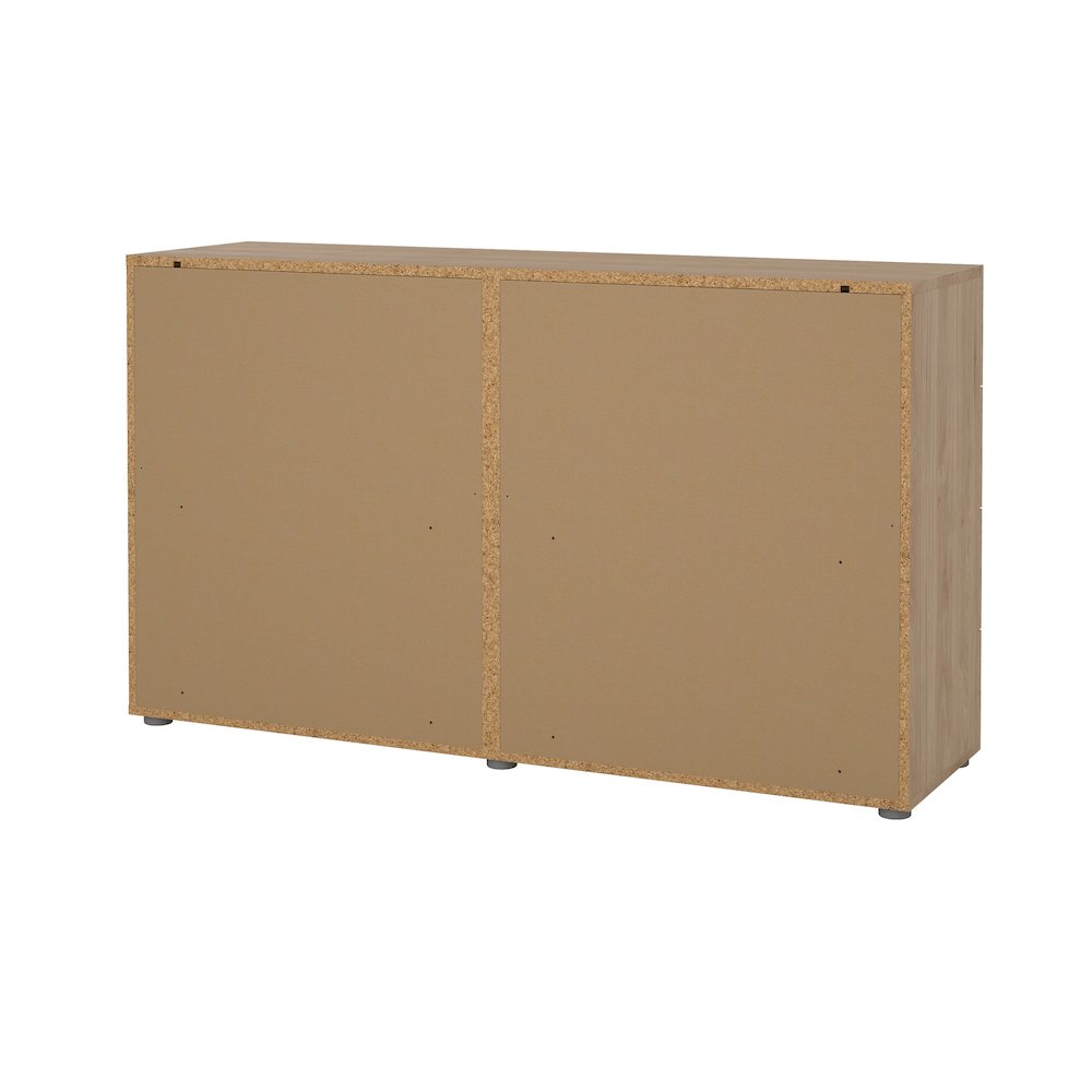 Pepe 8 Drawer Double Dresser, Jackson Hickory