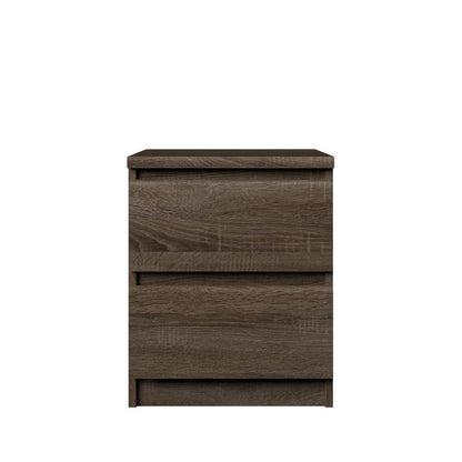 Scottsdale 2 Drawer Nightstand, Truffle Oak