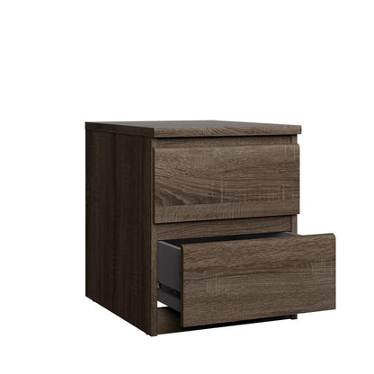 Scottsdale 2 Drawer Nightstand, Truffle Oak