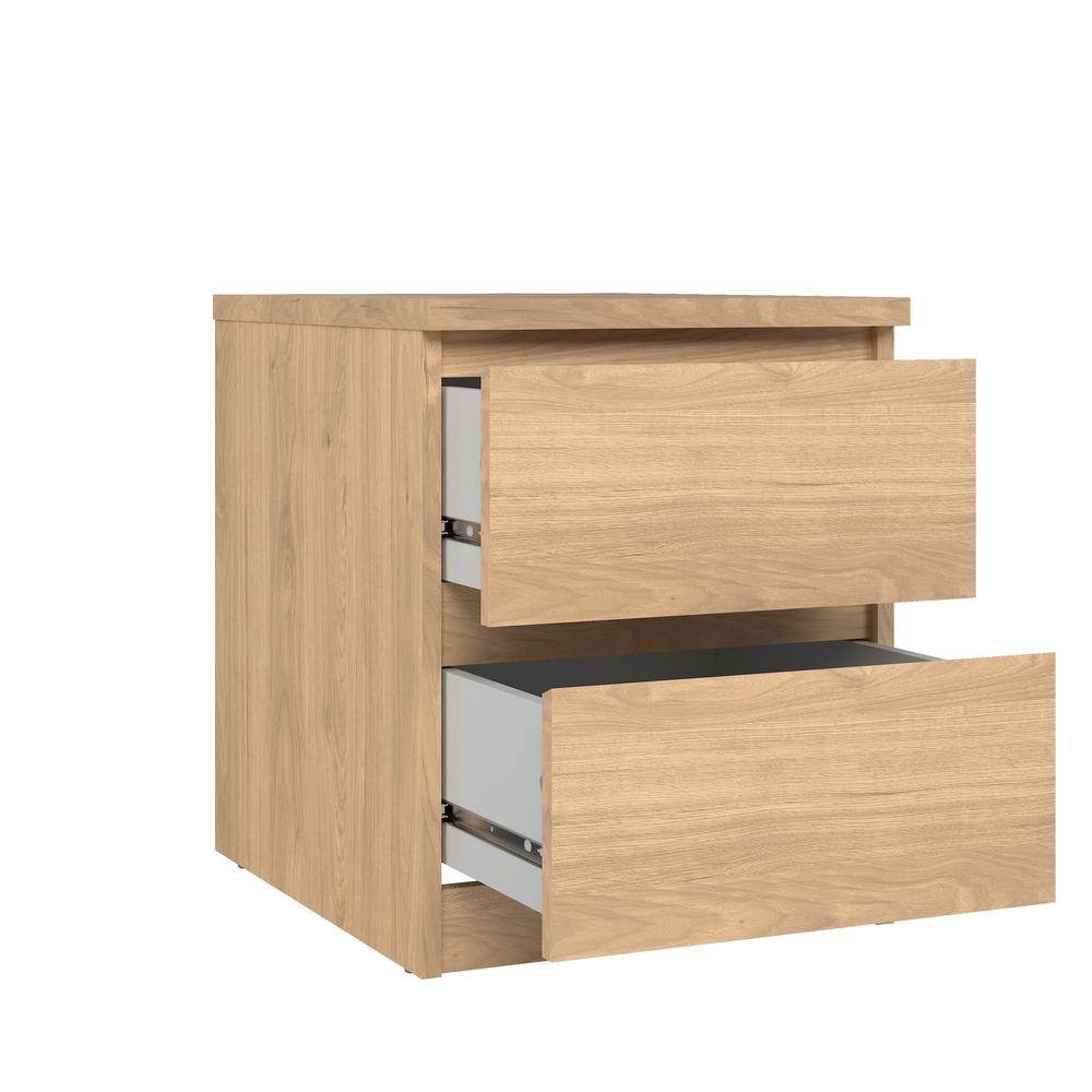 Scottsdale 2 Drawer Nightstand, Jackson Hickory