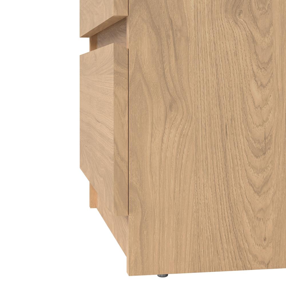 Scottsdale 2 Drawer Nightstand, Jackson Hickory