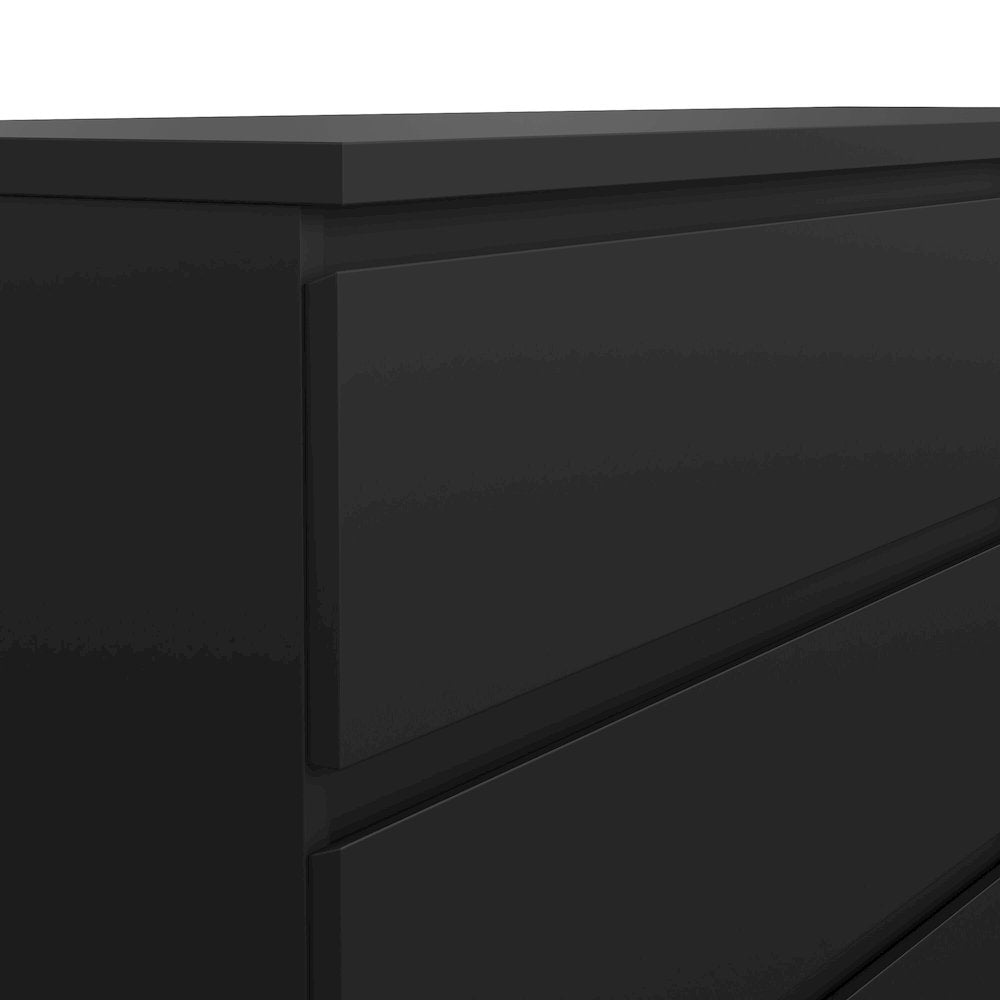 Scottsdale 6 Drawer Double Dresser, Black Matte