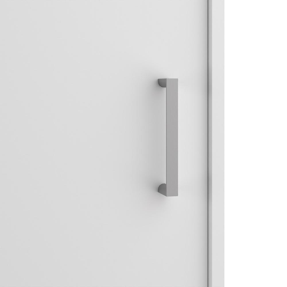 Space Wardrobe with 2 Sliding Doors, White