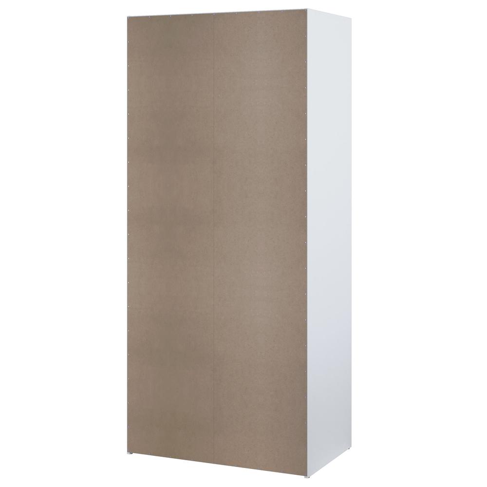 Space Wardrobe with 2 Sliding Doors, White