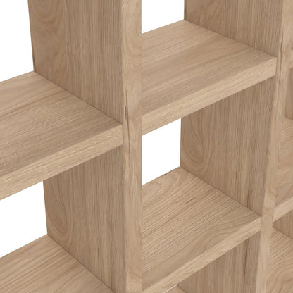 Hyper 12 Cubby Wall Unit, Jackson Hickory