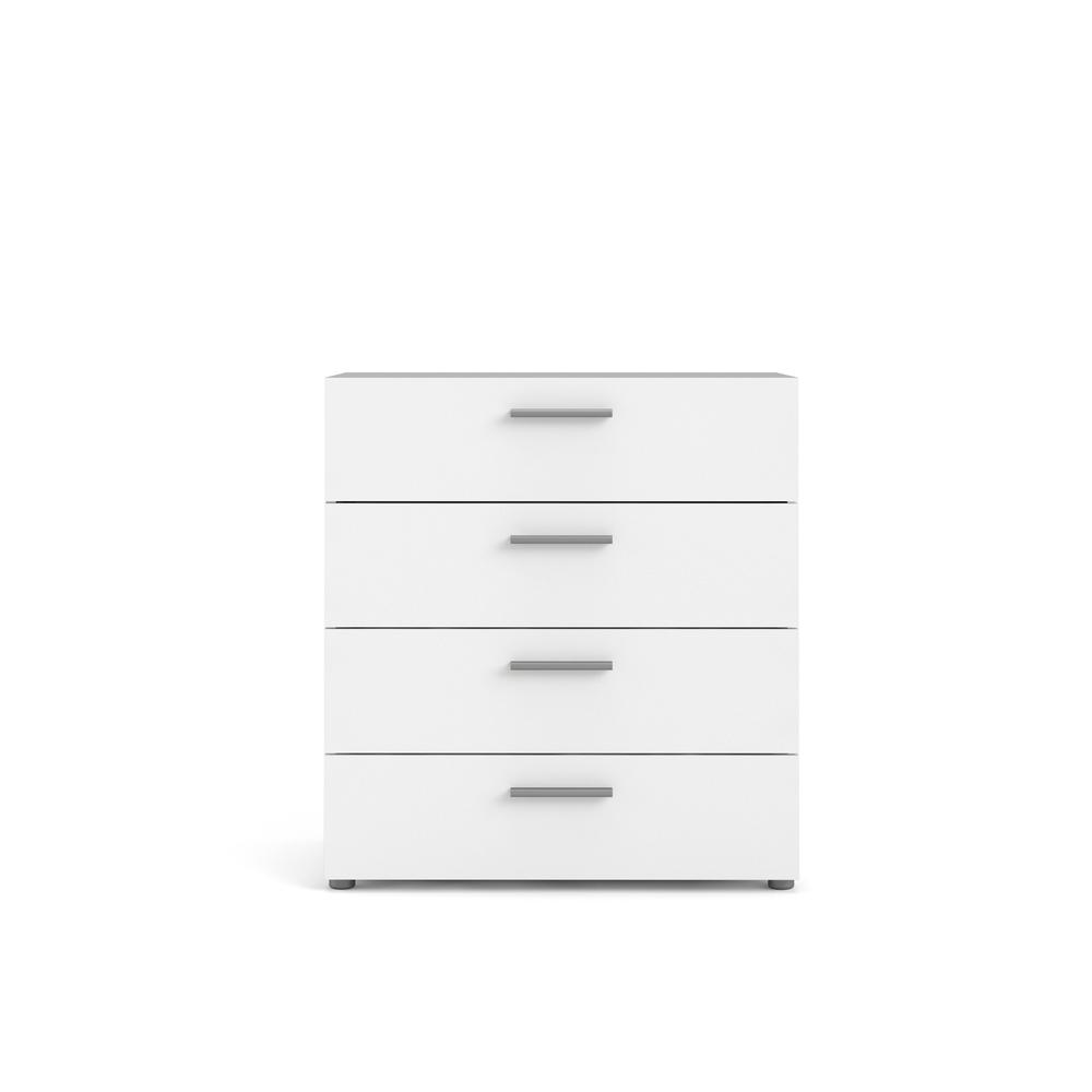 Austin 4 Drawer Chest - White