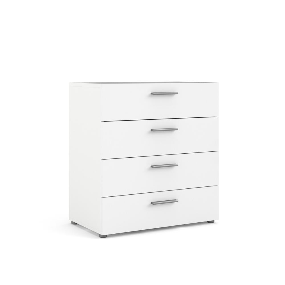 Austin 4 Drawer Chest - White