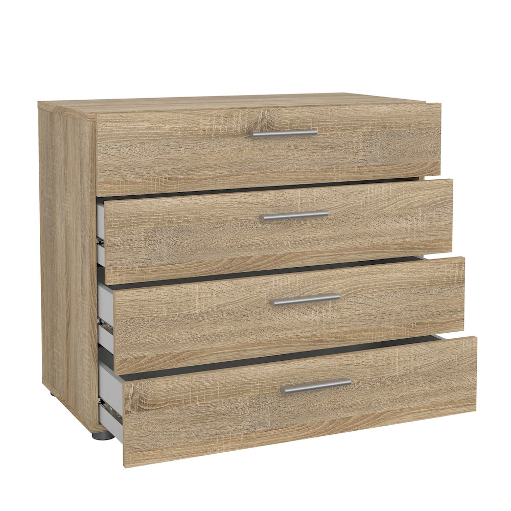 Austin 4 Drawer Chest, Oak Structure