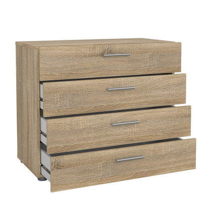 Austin 4 Drawer Chest, Oak Structure