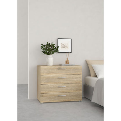 Austin 4 Drawer Chest, Oak Structure