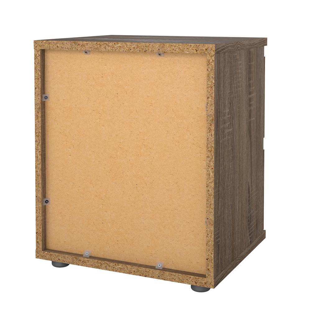 Aurora 2 Drawer Nightstand, Truffle Oak