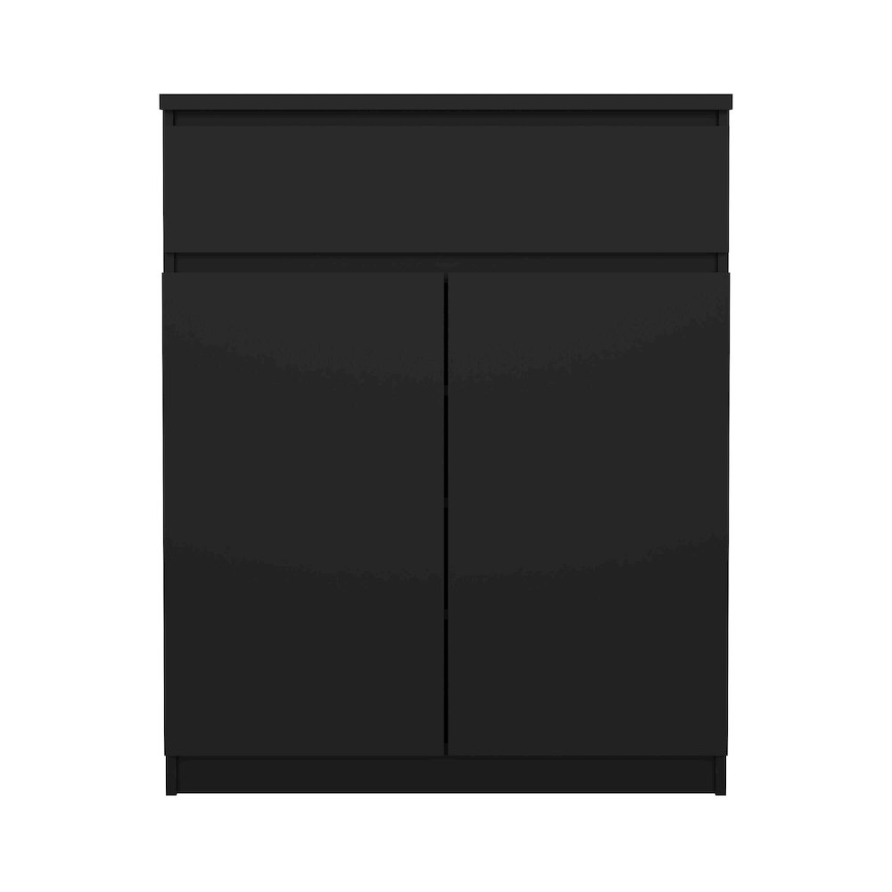 Scottsdale 1 Drawer, 2 Door Sideboard, Black Matte