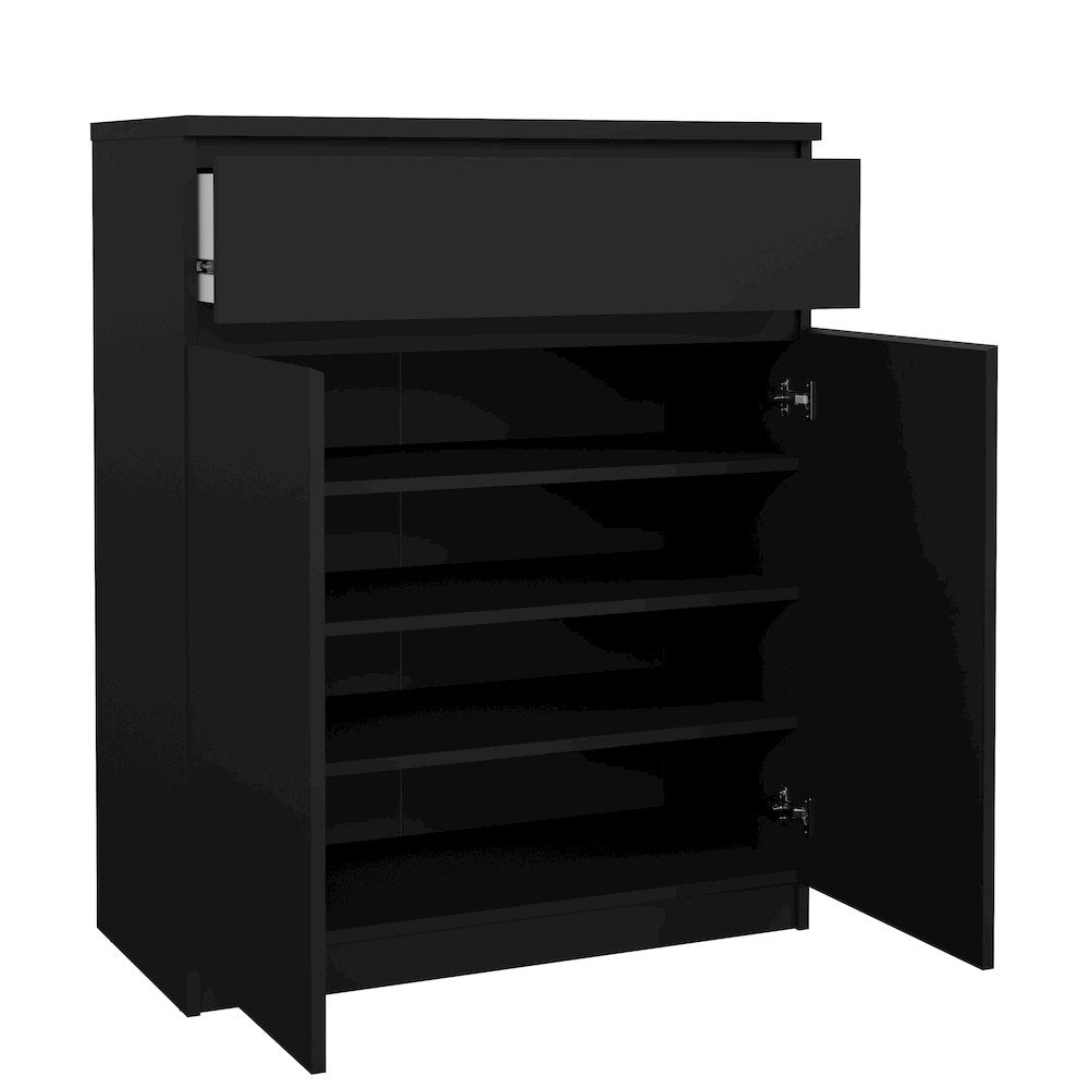 Scottsdale 1 Drawer, 2 Door Sideboard, Black Matte