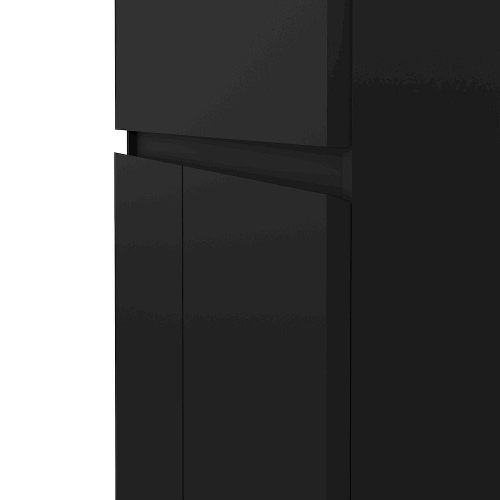 Scottsdale 1 Drawer, 2 Door Sideboard, Black Matte