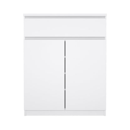 Scottsdale 1 Drawer, 2 Door Sideboard, White High Gloss