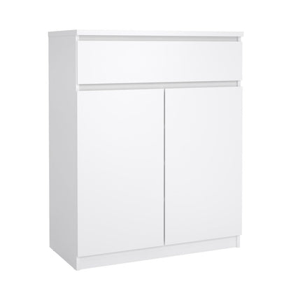 Scottsdale 1 Drawer, 2 Door Sideboard, White High Gloss