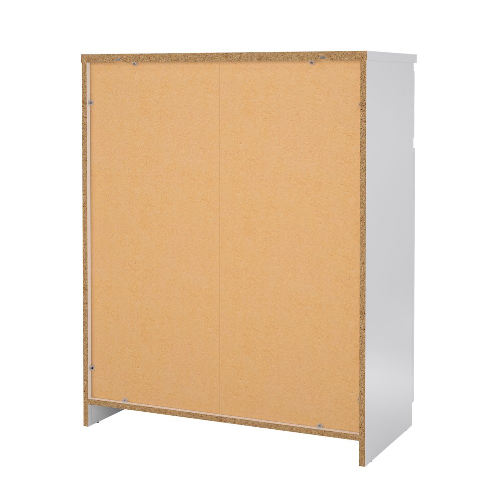 Scottsdale 1 Drawer, 2 Door Sideboard, White High Gloss