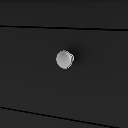 Madrid 2 Drawer Nightstand, Black Matte