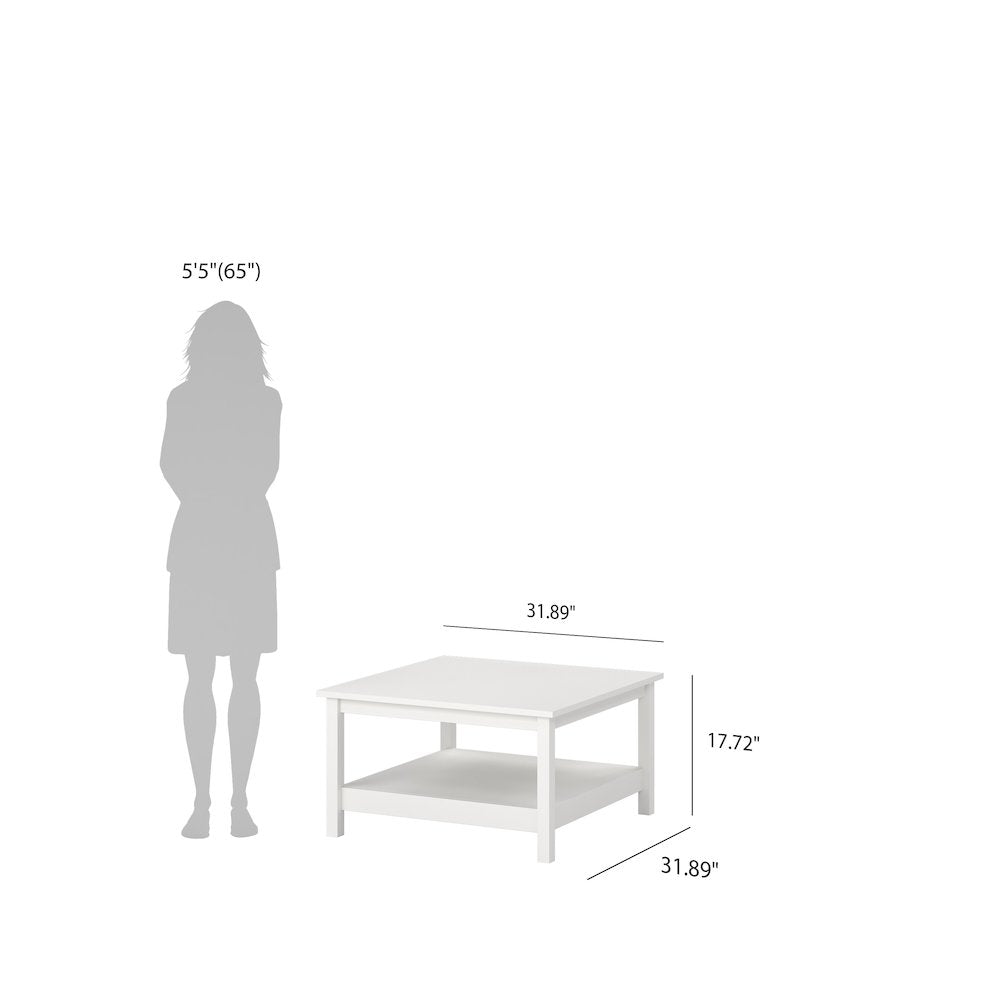 Madrid Coffee Table, White