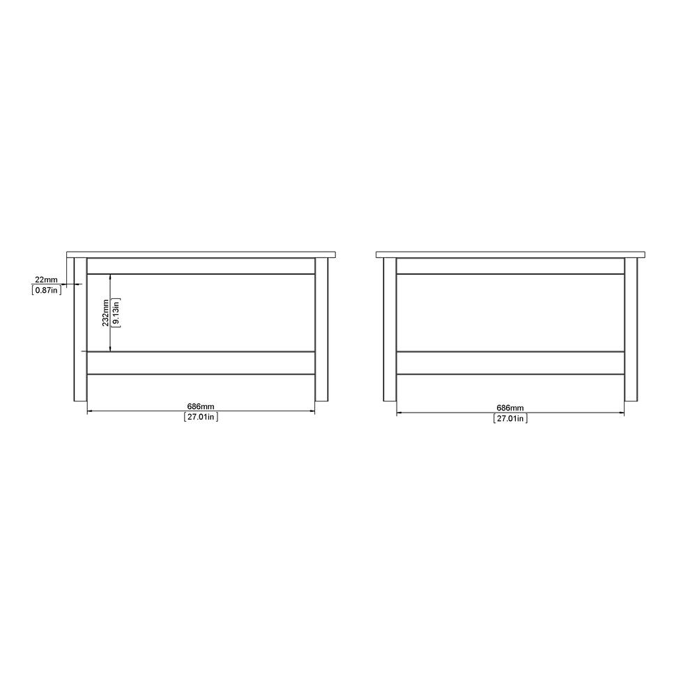 Madrid Coffee Table, White