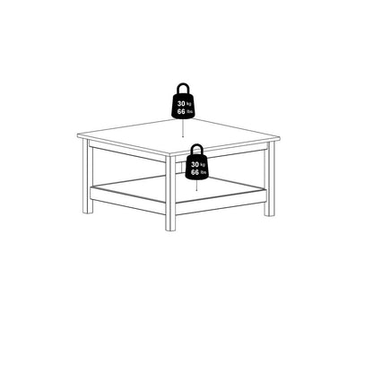 Madrid Coffee Table, White