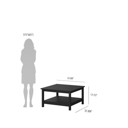 Madrid Coffee Table, Black Matte